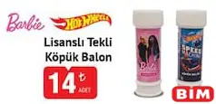 BARBİE/HOT WHEELS OYUNCAK LİSANSLI TEKLİ KÖPÜK BALON